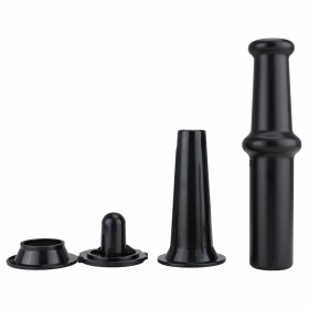 Мясорубка CENTEK CT-1624, 2000 Вт, производительность 2 кг/мин, 4 насадки, реверс, черный