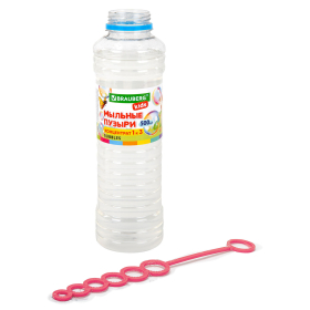 Мыльные пузыри, КОНЦЕНТРАТ 1 к 3, 500 мл, индивидуальная упаковка, BRAUBERG KIDS, 666209