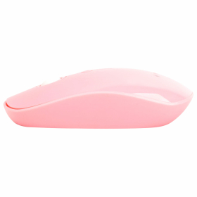 Мышь беспроводная GEMBIRD MUSW-390, 3 кнопки + 1 колесо-кнопка, оптическая, розовая