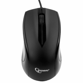 Мышь проводная GEMBIRD MUSOPTI9-905U, USB, 2 кнопки + 1 колесо-кнопка, оптическая, черная