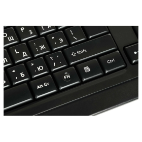 Набор беспроводной A4TECH Fstyler FG1010, USB, 104 клавиши, мышь 4 кнопки + 1 кнопка-колесо, черная, 1147570