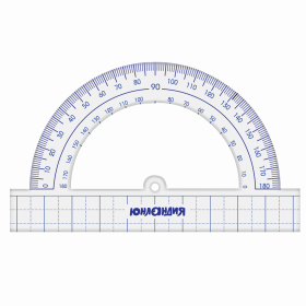 Набор чертежный ЮНЛАНДИЯ "ШКОЛЬНЫЙ" (линейка 20 см, 2 угольника, транспортир), пенал, 210737