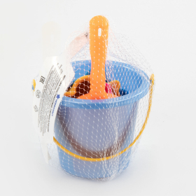 Набор для игр в песке: ведерко, совочек, 3 формочки "Морские", НОРДПЛАСТ, 44