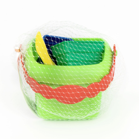 Набор для игр в песке: ведерко, совочек, 4 формочки "Башенки", НОРДПЛАСТ, 431861