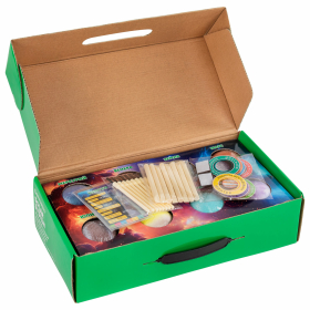 Набор для раскопок "Сокровища Солнечной системы", 8 планет, карточки, инструменты BRAUBERG KIDS, 665131