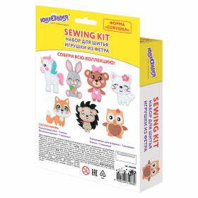 Набор для шитья игрушки из фетра "Совушка", ЮНЛАНДИЯ, 664493