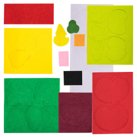 Набор для шитья игрушки из фетра "Вкусняшки", 10 игрушек, ЮНЛАНДИЯ, 664734