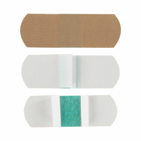 Набор лейкопластырей бактерицидных 20 шт. ВЕРОФАРМ, 4 размера, телесные, 20035854