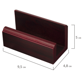 Набор подарочный настольный BESTAR "Apollon" из дерева, 6 предметов, цвет "красное дерево", 236353