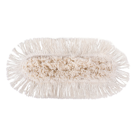 Насадка МОП плоская 40 см для швабры-рамки, карманы, хлопок, LAIMA, 601481