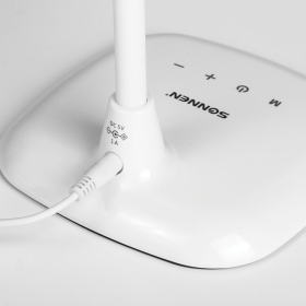 Настольная лампа / светильник SONNEN BR-819A, на подставке, светодиодная, 8 Вт, белый, 236666