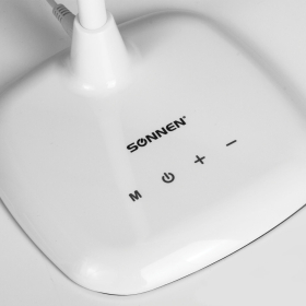 Настольная лампа / светильник SONNEN BR-819A, на подставке, светодиодная, 8 Вт, белый, 236666