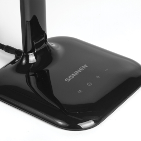 Настольная лампа / светильник SONNEN BR-888, на подставке, светодиодный, 8 Вт, черный, 236665