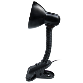 Настольная лампа / светильник SONNEN OU-108, на прищепке, цоколь Е27, черный, 236679