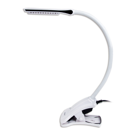 Настольная лампа / светильник SONNEN OU-138, на прищепке, светодиодная, 5 Вт, белый, 236668