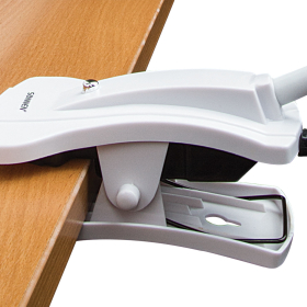 Настольная лампа / светильник SONNEN OU-138, на прищепке, светодиодная, 5 Вт, белый, 236668