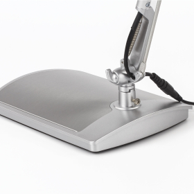 Настольная лампа / светильник SONNEN PH-104, на подставке, LED, 8 Вт, металлический корпус, серый, 236691