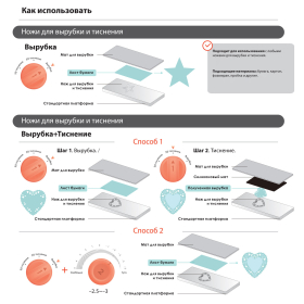 Ножи "Рождество" для Машинки для вырубки и тиснения ОС-5, 10 штук, 175х172 мм, ОСТРОВ СОКРОВИЩ, 663830, 861-038