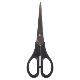 Ножницы ОФИСМАГ "Standard" 170 мм, классической формы, черные, 237099