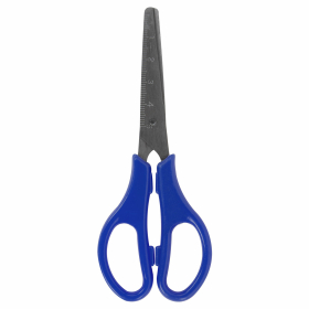 Ножницы ЮНЛАНДИЯ 130 мм, с линейкой, цвет ассорти, в дисплее, 238342