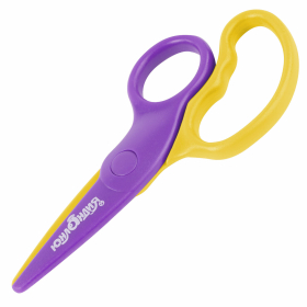 Ножницы ЮНЛАНДИЯ "ЁЖИК", 127 мм, безопасные пластиковые лезвия, эргономичные ручки, ассорти, 236982