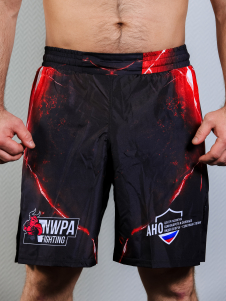 NWPA Шорты ММА Овер Х Красный SH01 S