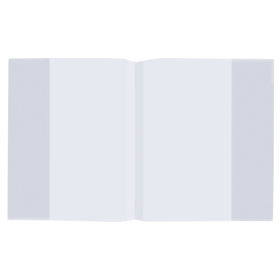 Обложка ПЭ для тетрадей и дневников, 40 мкм, 210х350 мм, прозрачная, ПИФАГОР, 227421