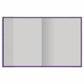 Обложка ПП со штрихкодом для тетрадей и дневников, КЛЕЙКИЙ КРАЙ, 70 мкм, 215х360 мм, универсальная, прозрачная, ПИФАГОР, 227410