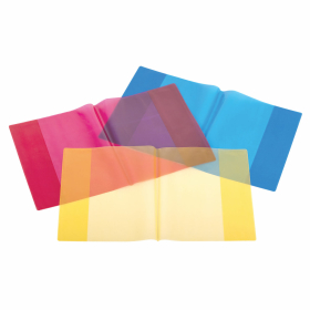 Обложки ПВХ для тетрадей и дневников, КОМПЛЕКТ 10 шт., ЦВЕТНЫЕ, МАТОВЫЕ, ПЛОТНЫЕ, 100 мкм, 208x346 мм, ЮНЛАНДИЯ, 229309