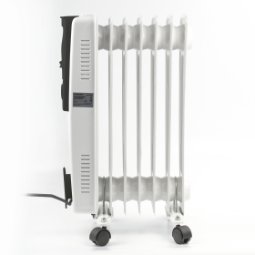 Обогреватель масляный SONNEN DFS-07, 1500 Вт, 7 секций, белый, 453498