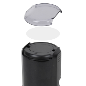 Оснастка для печатей, оттиск D=45 мм, синий, TRODAT 4645, корпус черный, крышка, подушка