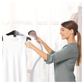 Отпариватель BQ (БИ-КЬЮ) SG5006S, 2000 Вт, пар 45 г/мин, резервуар 2,5 л, 9 режимов, 1 насадка, розовый, 86195368