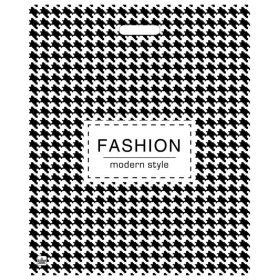 Пакет с вырубной ручкой ПВД, 60х50 см, "Шанель БИГ", 100 мкм, н00145316