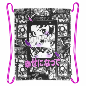 Папка на молнии с ручками А4, мешок для обуви 42х33 см, пенал 20х10 см, "Anime movie", НАБОР BRAUBERG, 272101