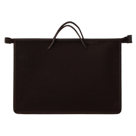 Папка на молнии с ручками ПИФАГОР, А4, 1 отделение, пластик, 55 мм, черная, 228236