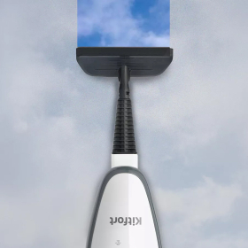 Паровая швабра KITFORT KT-1008, 1500 Вт, 1 бар, объем 0,37 л, белая/серая, КТ-1008