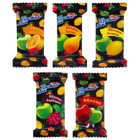 Пастила фруктовая Пастил-Лайт, ассорти вкусов, без добавления сахара, 500 г, УТ-00002476