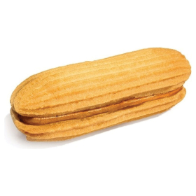 Печенье песочное СЕВЕРНАЯ СТОЛИЦА "Полоска" с вареной сгущенкой, 650 г, картонная коробка, 00-00000296