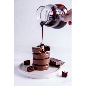 Печенье протеиновое FITNESSHOCK Брауни Горячий шоколад, 10 шт. по 50 г в шоу-боксе, 26673