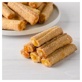 Печенье слоеное ПОЛЕТ "Лимоньерки" с лимоном, 500 г, картонная коробка, 1459