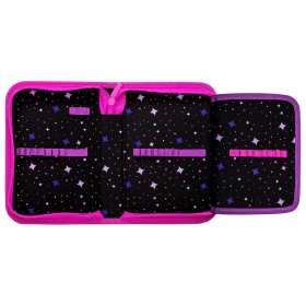 Пенал BRAUBERG, 1 отделение, 1 откидная планка, полиэстер, 21х14 см, "Anime girl", 272323