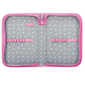 Пенал BRAUBERG, 1 отделение, полиэстер, 21х14 см, "Cat patches", 272327