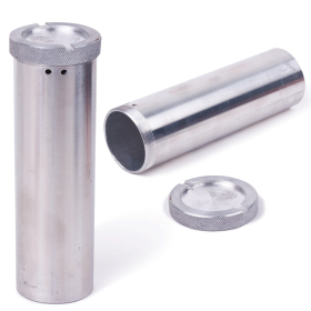 Пенал для хранения ключей дюралевый, длина 120 мм, диаметр 60 мм, 601924