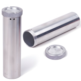 Пенал для хранения ключей дюралевый, длина 150 мм, диаметр 40 мм, 600279