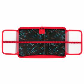 Пенал ПИФАГОР, 1 отделение, 2 откидные планки, полиэстер, 20х14 см, "Boxing", 272289