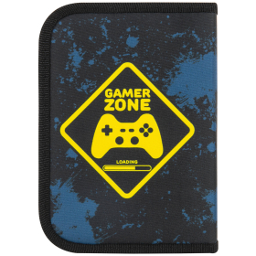 Пенал ПИФАГОР, 1 отделение, полиэстер, 19х13 см, "Game Zone", 271511