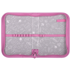 Пенал ПИФАГОР, 1 отделение, полиэстер, 19х13 см, "Leapfrog", 273472