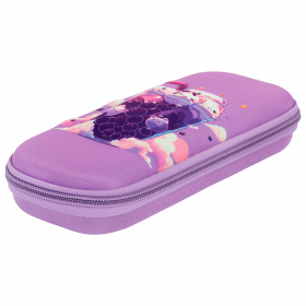 Пенал ЮНЛАНДИЯ, 1 отделение, карман, полиэстер/EVA, 22х10х5 см, "Bubble tea", 273190