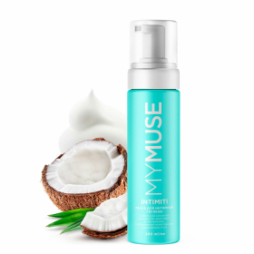 Пенка для интимной гигиены 200 мл, MYMUSE с молочной кислотой для чувствительной кожи, дозатор, 145015