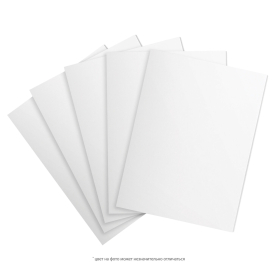 Пенокартон матовый, 50х70 см, толщина 3 мм, белый, КОМПЛЕКТ 5 листов, BRAUBERG, 112470